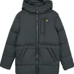 Jassen-Lyle & Scott Ripstop Quilted Puffer jas junior dark navy