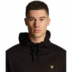 Truien & Vesten-Lyle & Scott  Sports Fly Fleece hoodie heren jet black