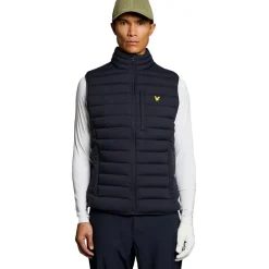 Lyle & Scott  Sports Stretch Lightweight bodywarmer heren dark navy< Jassen
