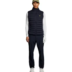 Lyle & Scott  Sports Stretch Lightweight bodywarmer heren dark navy< Jassen