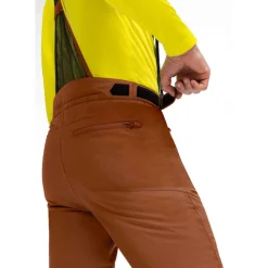 Maier Sports  ANTON 2 short size skibroek heren aztec brick< Skibroeken