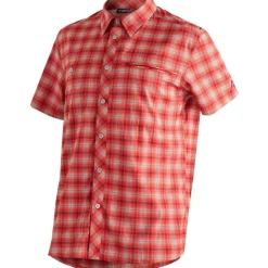 Outdoor Shirt-Maier Sports Kasen S/S overhemd heren red check