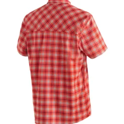 Outdoor Shirt-Maier Sports  Kasen S/S overhemd heren red check