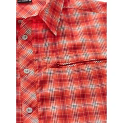Outdoor Shirt-Maier Sports  Kasen S/S overhemd heren red check