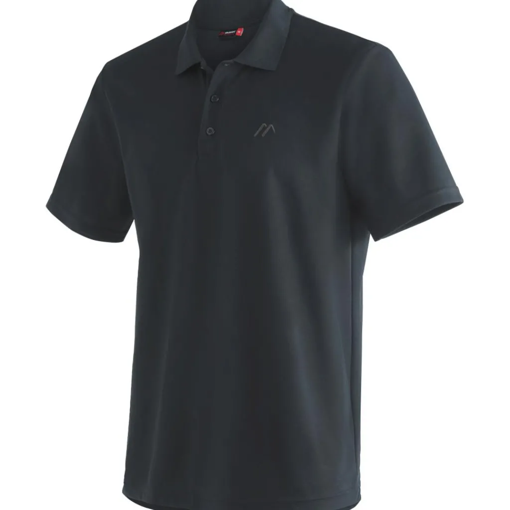 Outdoor Shirt-Maier Sports Ulrich polo heren black