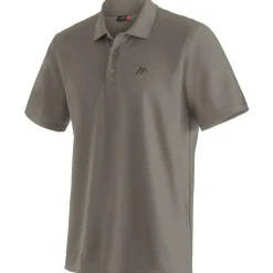 Maier Sports Ulrich polo heren teak< Outdoor Shirt