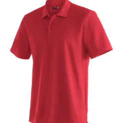 Outdoor Shirt-Maier Sports Ulrich polo heren salsa