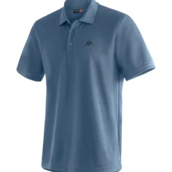 Maier Sports Ulrich polo heren ensign blue< Outdoor Shirt