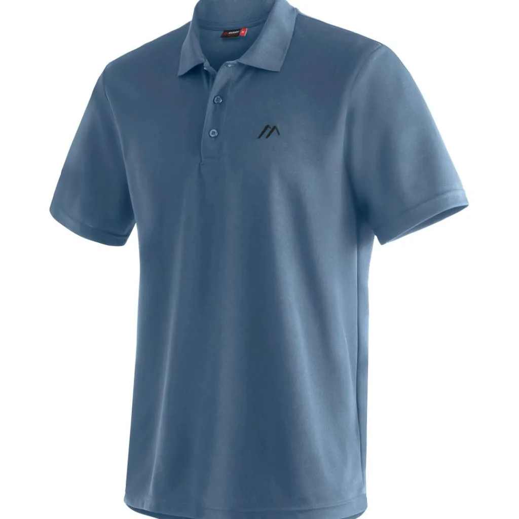 Maier Sports Ulrich polo heren ensign blue< Outdoor Shirt