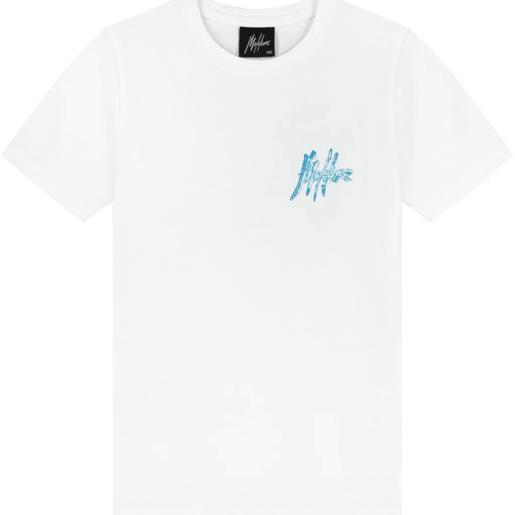 Malelions 3D Wave shirt junior white< Shirts, Polo's & Blouses