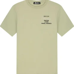 Malelions Design shirt heren light green< Shirts, Polo's & Blouses