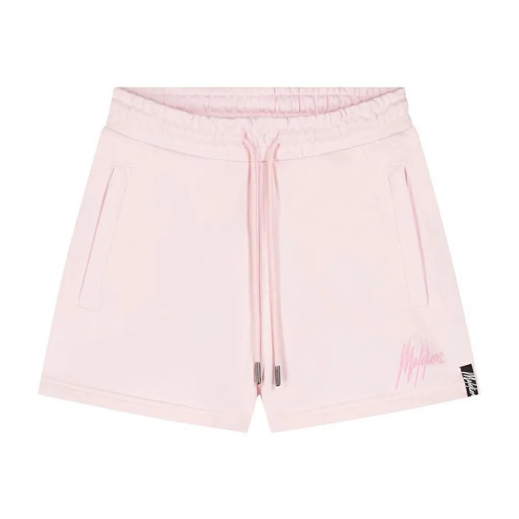 Malelions Essentials short dames light pink< Broeken
