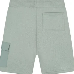Broeken-Malelions Nylon Pocket short junior agave green
