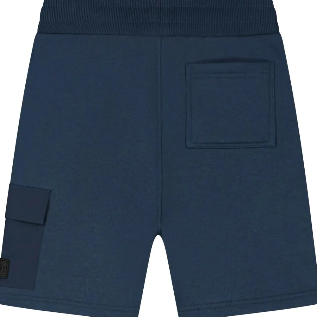 Broeken-Malelions Nylon Pocket short junior navy