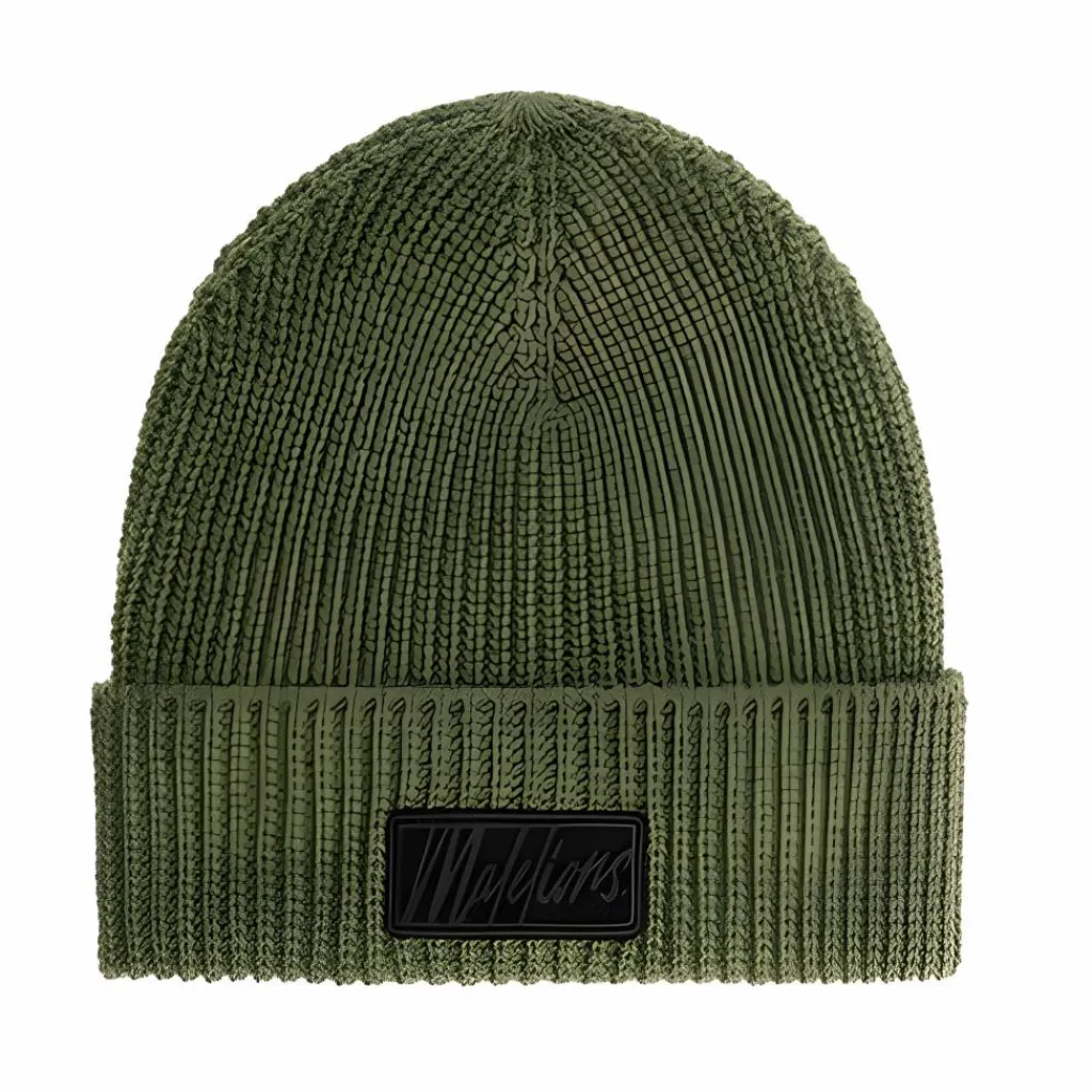 Malelions Ribbed Logo muts heren green< Mutsen|Wintersport
