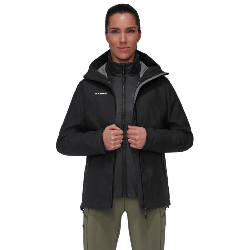 Mammut Alto Light Hooded 3-in-1 outdoor jack dames black< Outdoor Jack