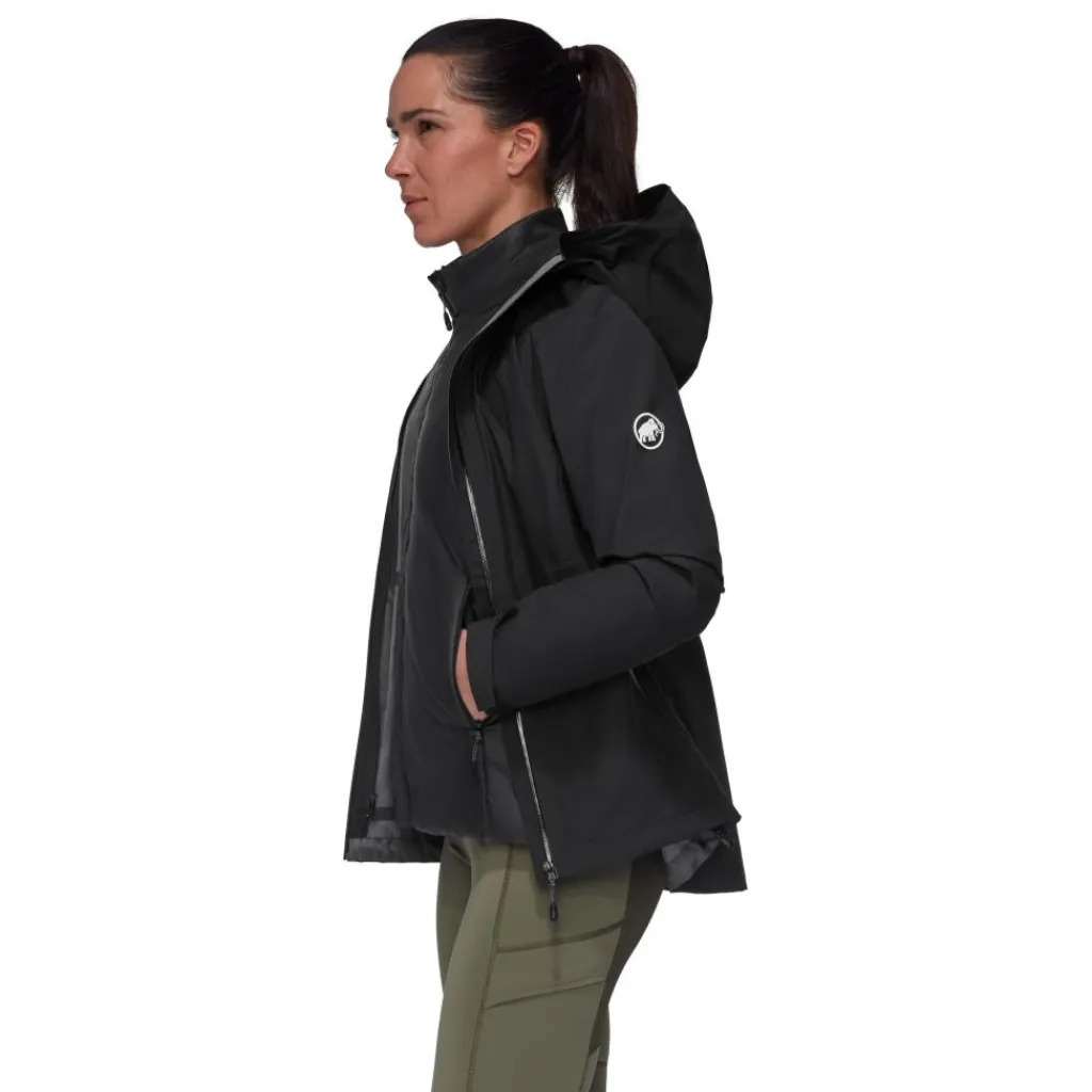 Mammut Alto Light Hooded 3-in-1 outdoor jack dames black< Outdoor Jack