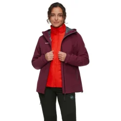 Mammut Alto Light Hooded 3-in-1 outdoor jack dames vin red< Outdoor Jack