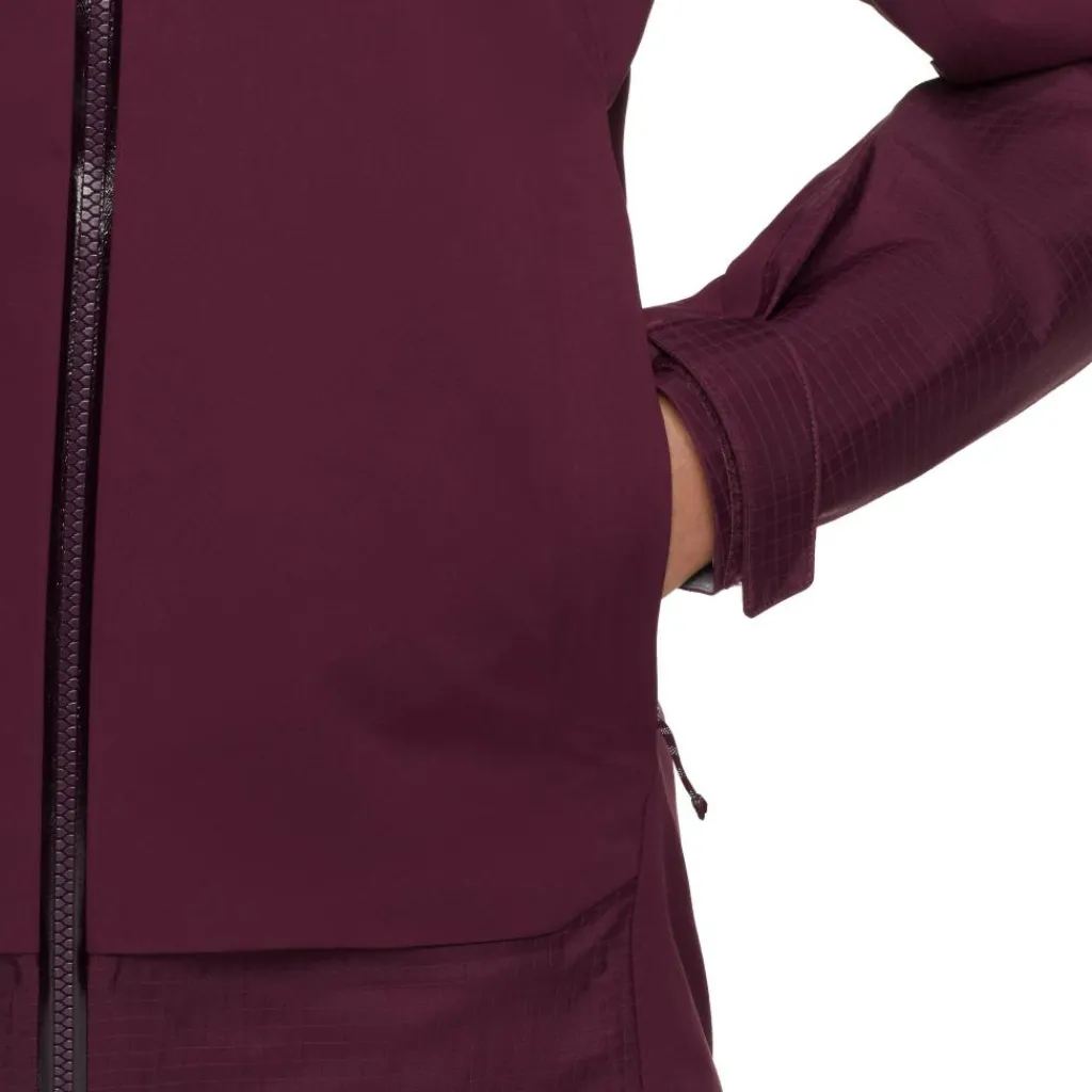 Outdoor Jack-Mammut Ducan Guide HS Hooded outdoor jack dames vin