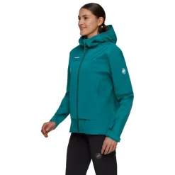 Outdoor Jack-Mammut Ducan Guide HS Hooded outdoor jack dames deep teal