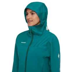 Outdoor Jack-Mammut Ducan Guide HS Hooded outdoor jack dames deep teal
