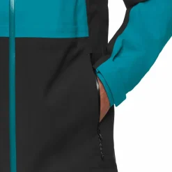Mammut Linard Guide HS Hooded outdoor jack heren black deep teal< Outdoor Jack