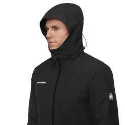 Mammut Linard HS Thermo Hooded outdoor jack heren black< Outdoor Jack