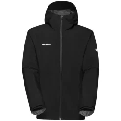 Outdoor Jack-Mammut Linard Light HS Hooded outdoor jack heren black