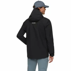 Outdoor Jack-Mammut Linard Light HS Hooded outdoor jack heren black