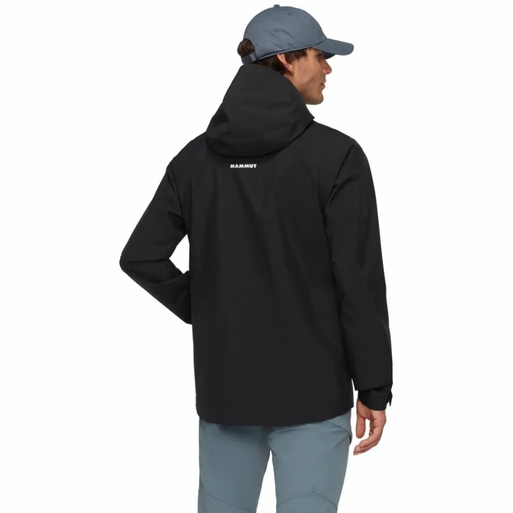 Outdoor Jack-Mammut Linard Light HS Hooded outdoor jack heren black