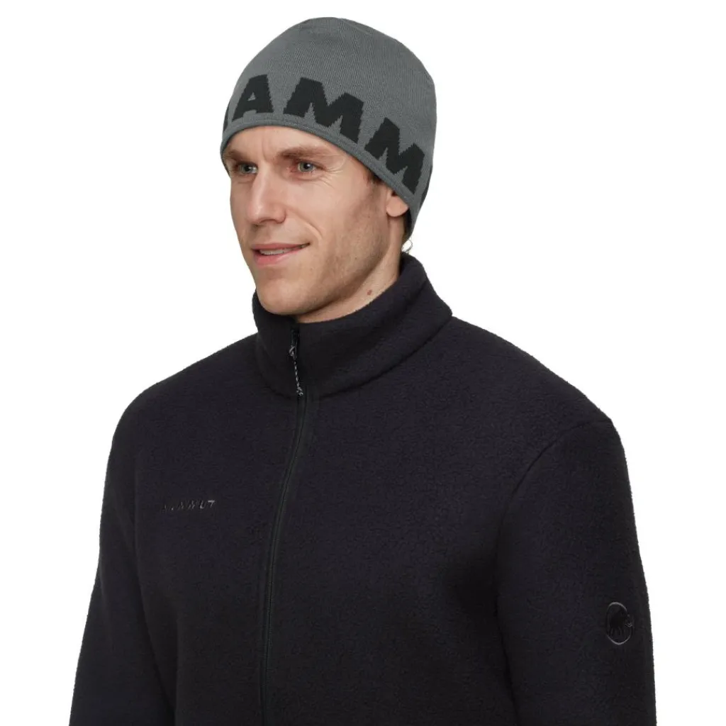 Mammut Logo muts steel-black< Mutsen|Wintersport