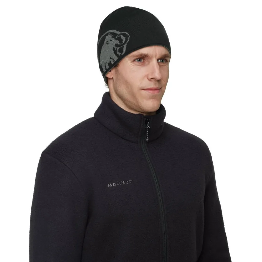 Mammut Logo muts steel-black< Mutsen|Wintersport
