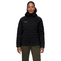 Outdoor Jack-Mammut Sender IN Hooded outdoor jack dames black