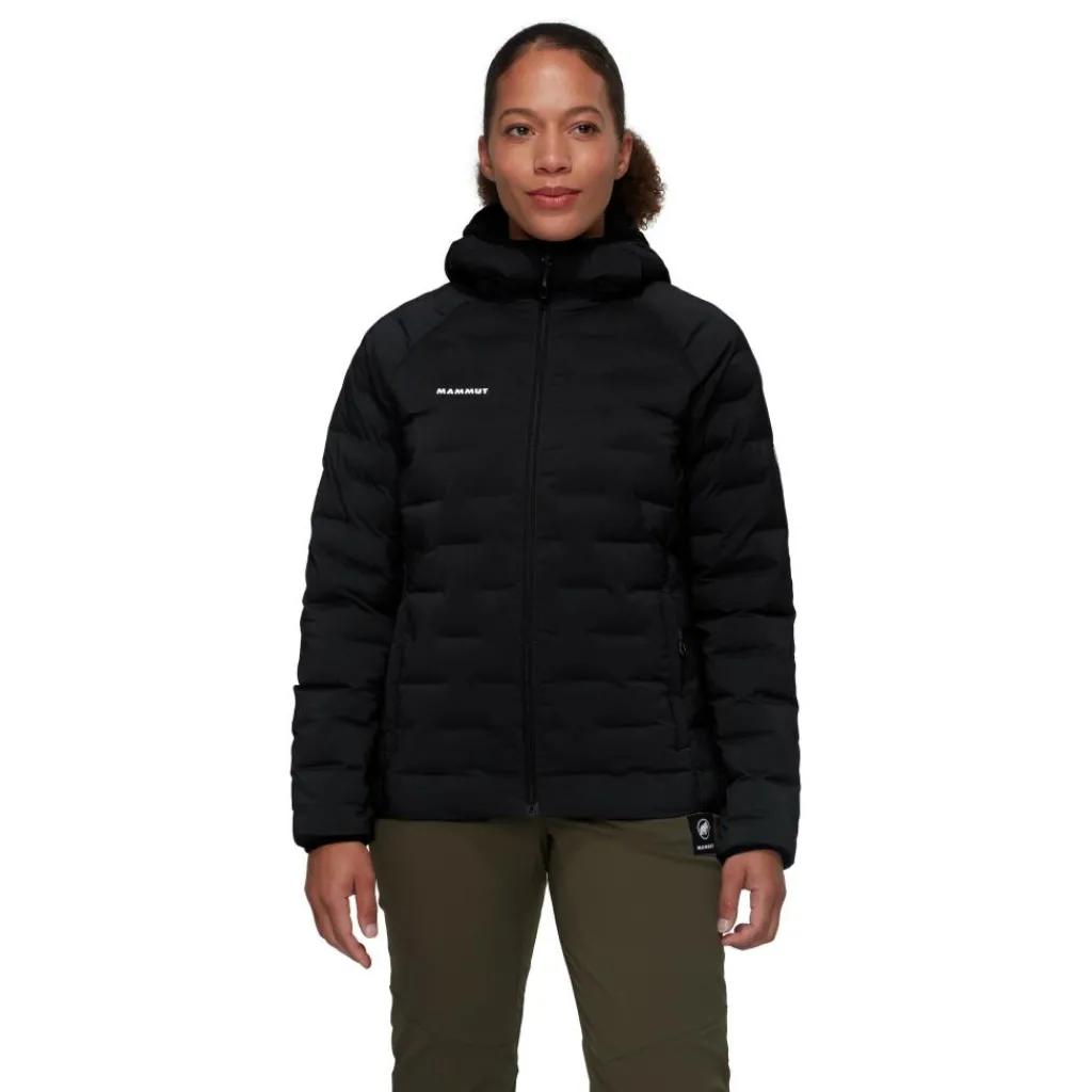 Outdoor Jack-Mammut Sender IN Hooded outdoor jack dames black
