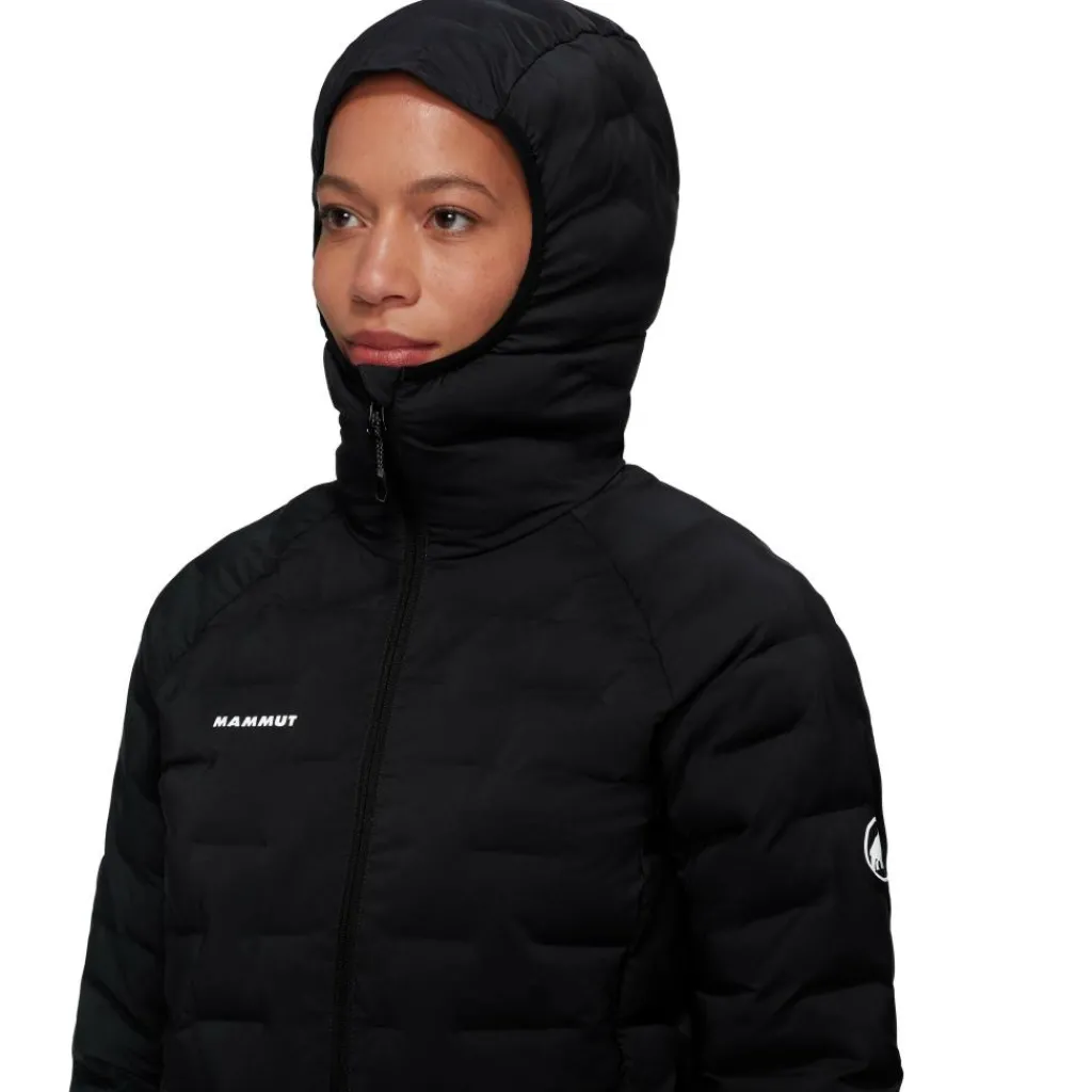 Outdoor Jack-Mammut Sender IN Hooded outdoor jack dames black