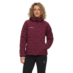 Outdoor Jack-Mammut Sender IN Hooded outdoor jack dames vin