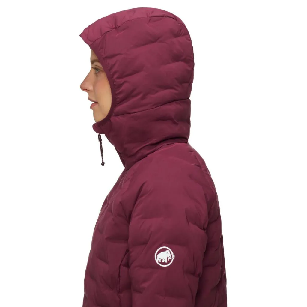 Outdoor Jack-Mammut Sender IN Hooded outdoor jack dames vin