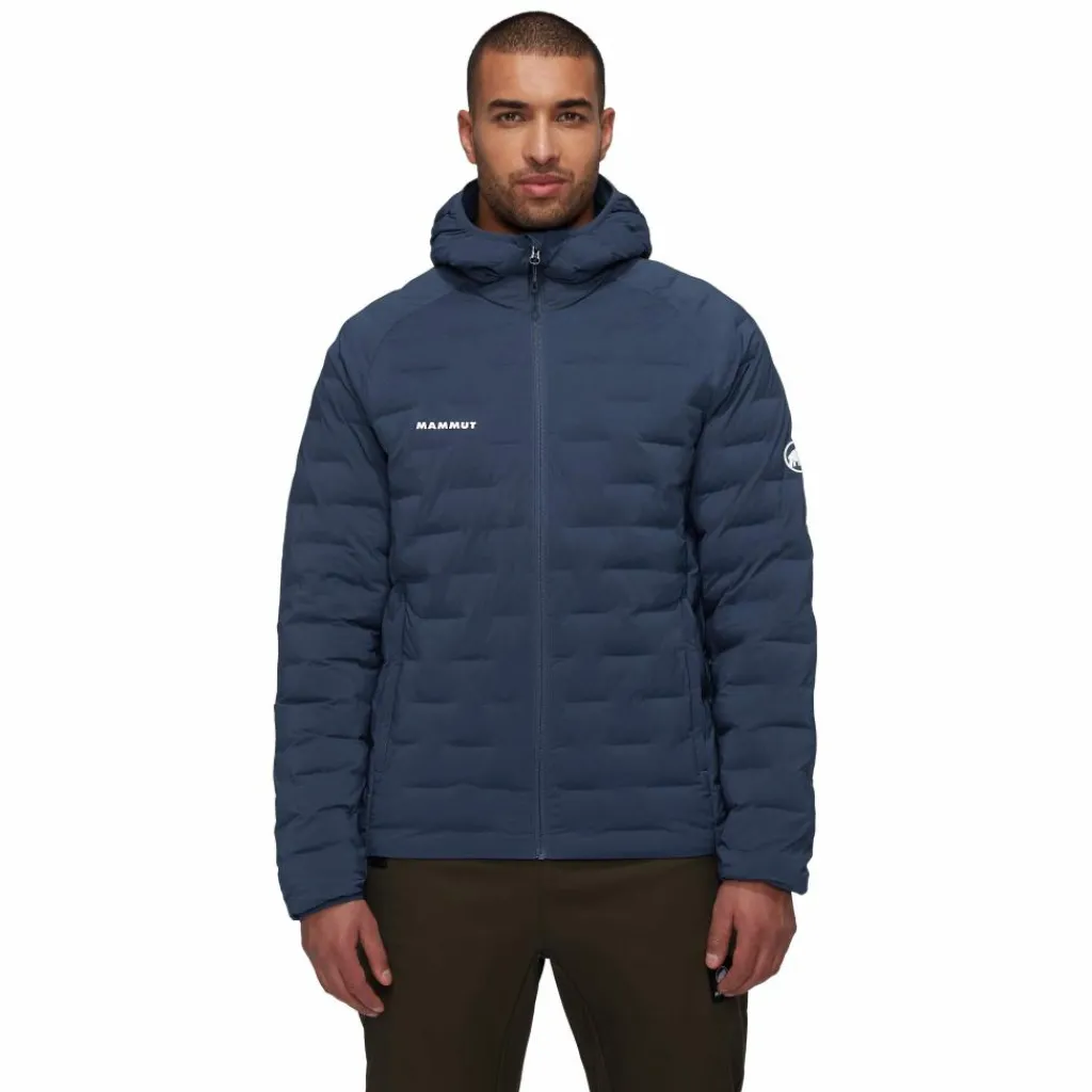 Outdoor Jack-Mammut Sender IN Hooded outdoor jack heren marine