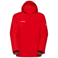 Outdoor Jack-Mammut Treeline Light HS Hooded outdoor jack heren red