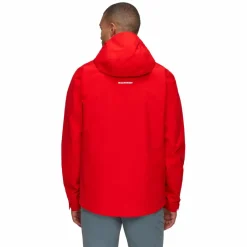 Outdoor Jack-Mammut Treeline Light HS Hooded outdoor jack heren red