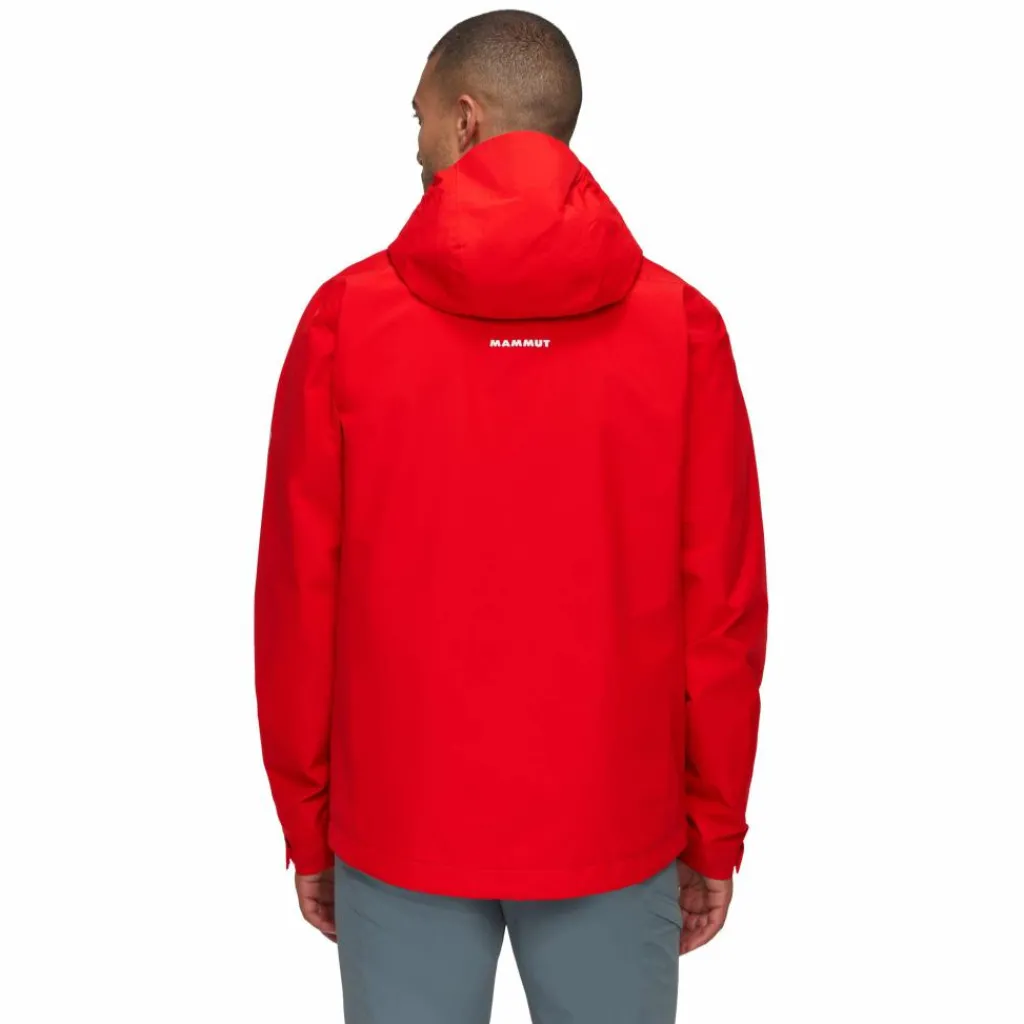 Outdoor Jack-Mammut Treeline Light HS Hooded outdoor jack heren red