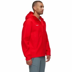 Outdoor Jack-Mammut Treeline Light HS Hooded outdoor jack heren red