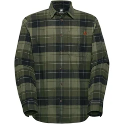 Outdoor Shirt-Mammut Trovat overhemd heren marsh black