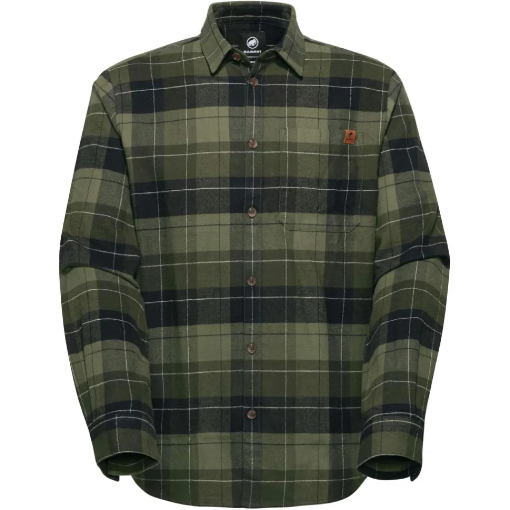 Outdoor Shirt-Mammut Trovat overhemd heren marsh black