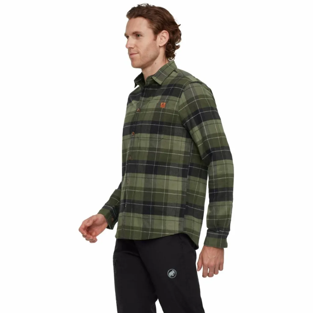 Outdoor Shirt-Mammut Trovat overhemd heren marsh black