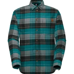 Outdoor Shirt-Mammut Trovat overhemd heren strata deep teal