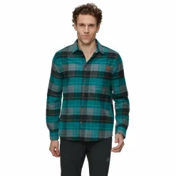 Outdoor Shirt-Mammut Trovat overhemd heren strata deep teal