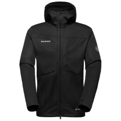 Mammut Ultimate VIII SO Hooded 25 Years softshell jas heren black< Outdoor Jack
