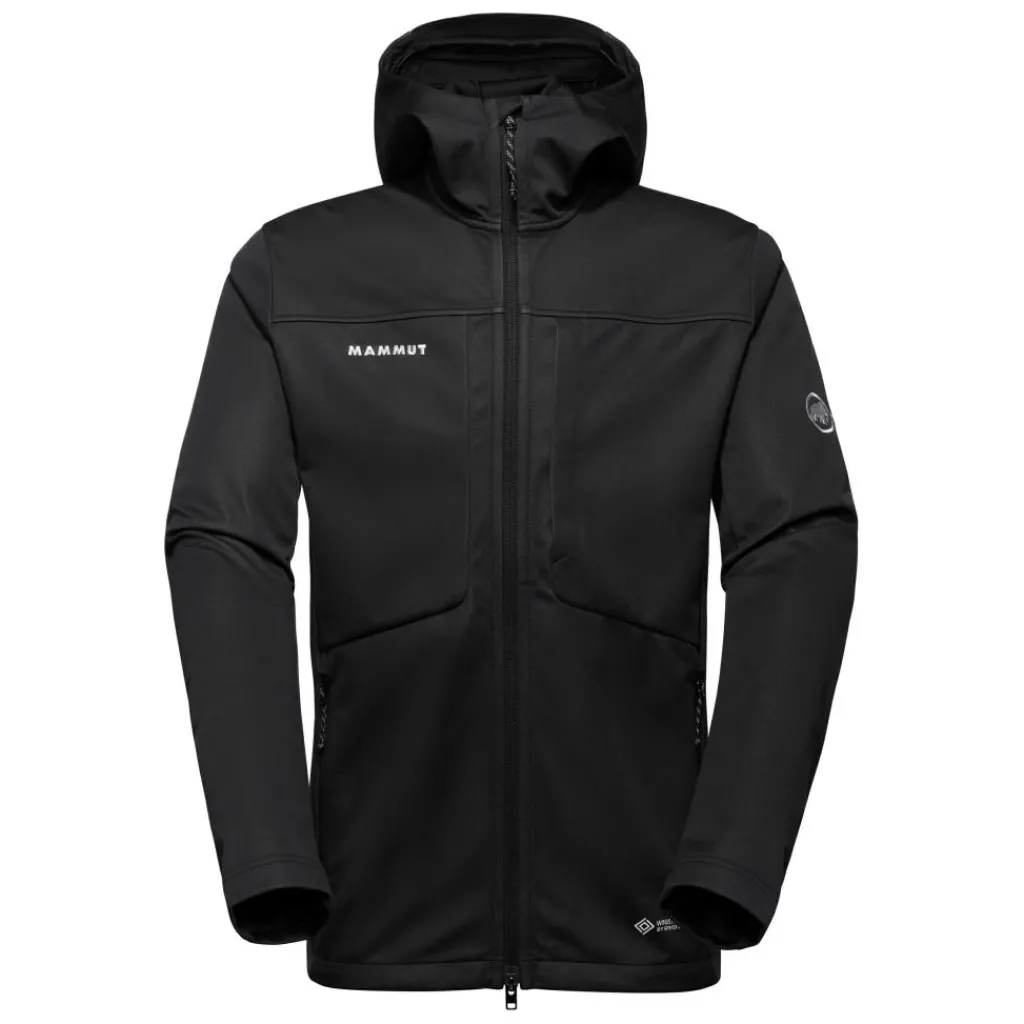Mammut Ultimate VIII SO Hooded 25 Years softshell jas heren black< Outdoor Jack