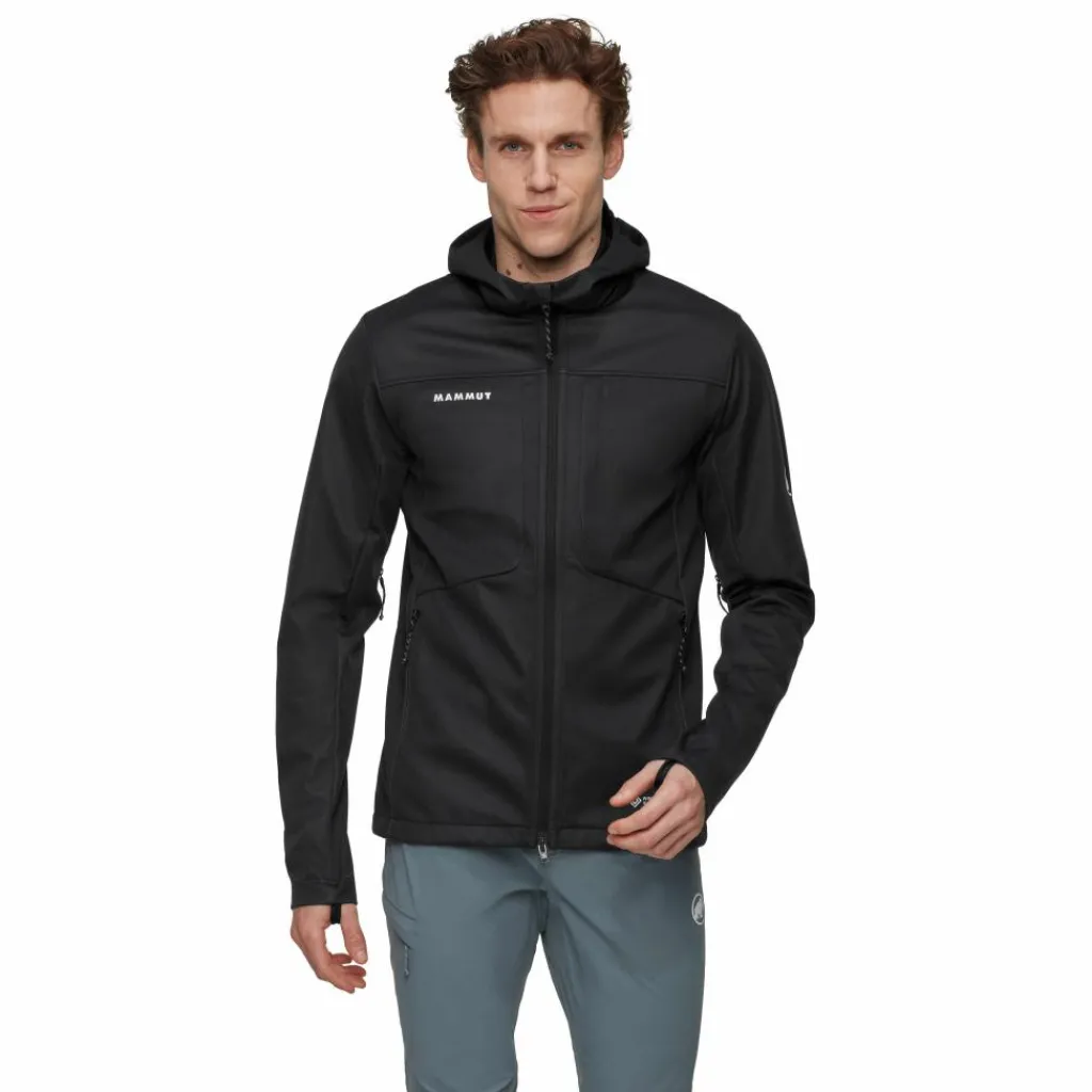 Mammut Ultimate VIII SO Hooded 25 Years softshell jas heren black< Outdoor Jack